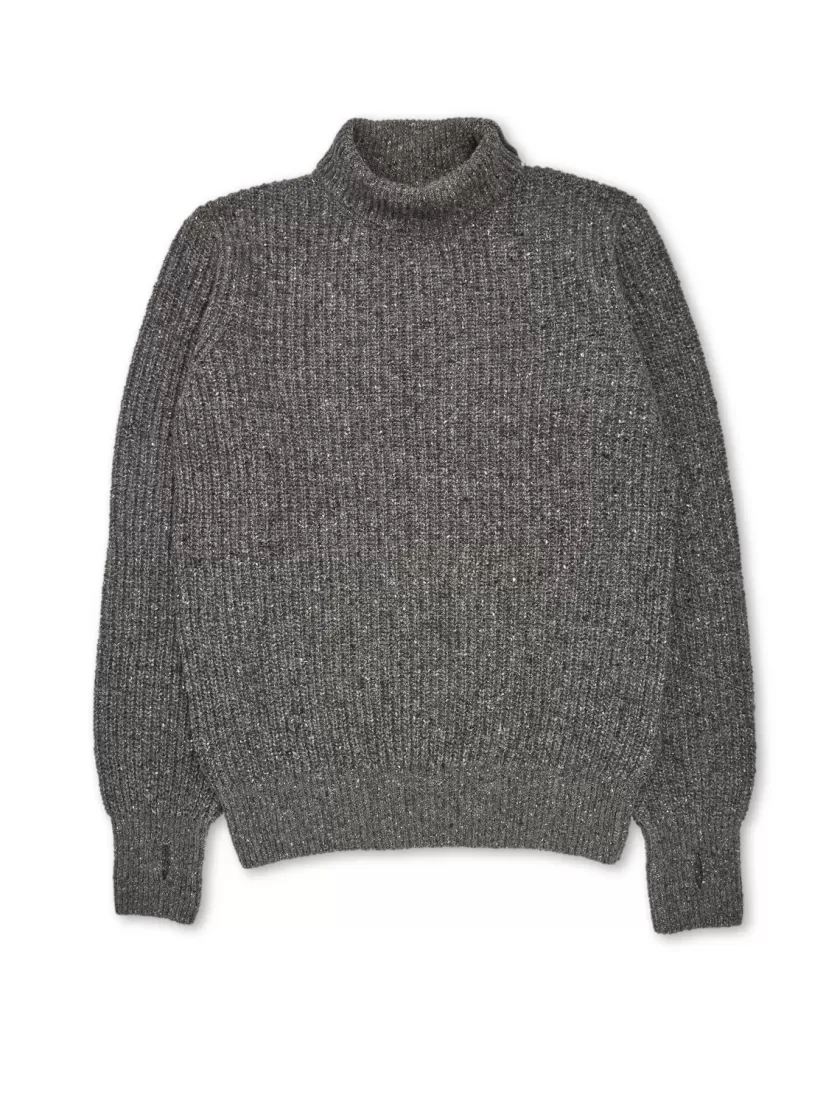 Oliver Spencer Talbot Roll Neck Jumper Keswick Charcoal Outlet