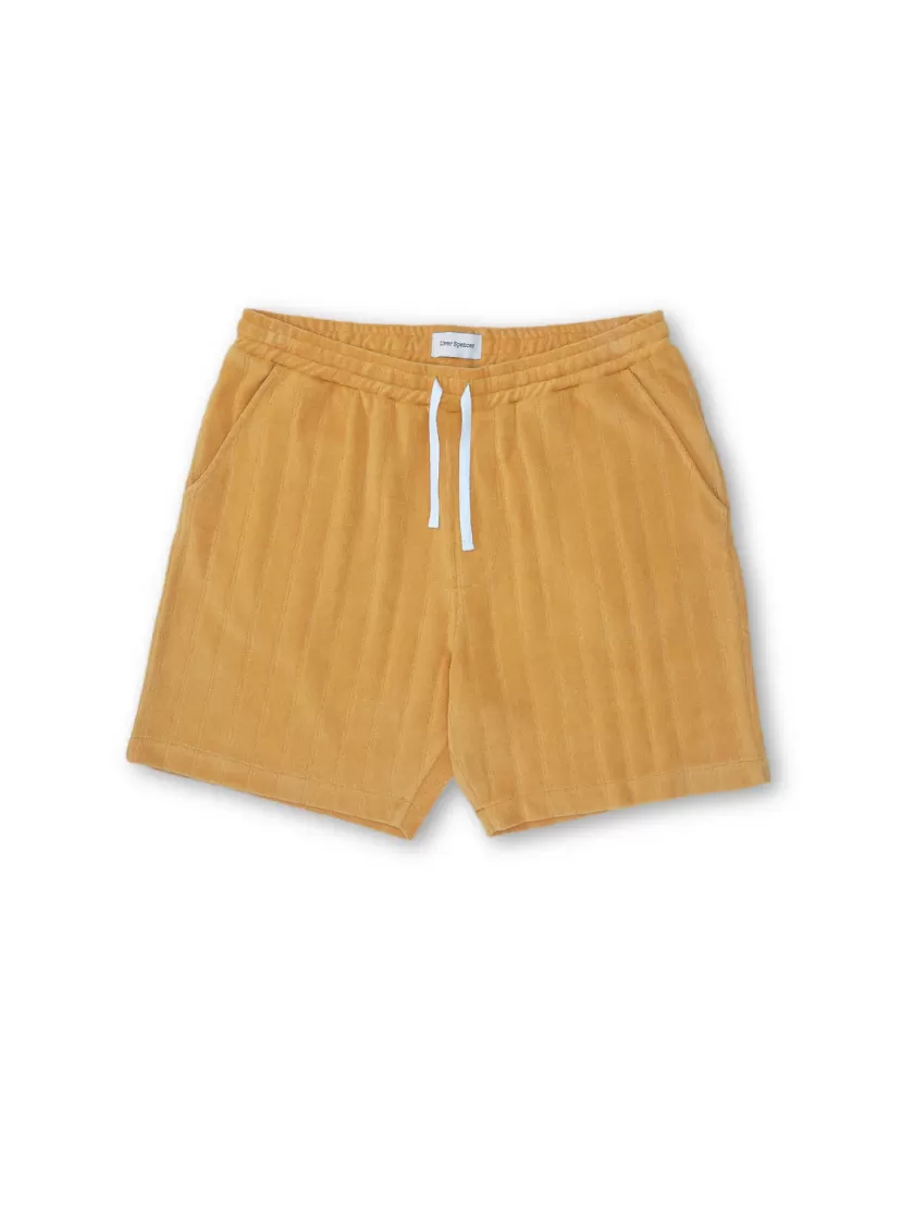 Oliver Spencer Weston Jersey Shorts Haywood Yellow Online